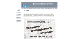 Desktop Screenshot of designerbookbinders.org.uk